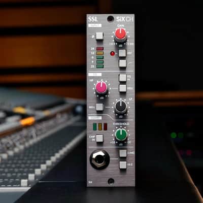 Solid State Logic Solid State Logic SiX Channel 500 Series SuperAnalogue Channel Strip with Mic-Pre, EQ, and Single Knob Compressor image 2