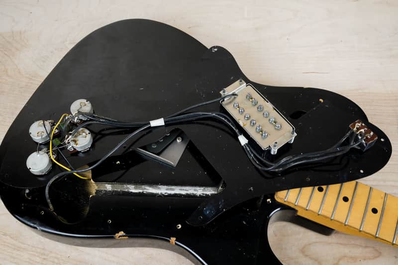 Squier CTC-55 Telecaster Custom 1983 Black Vintage Fender | Reverb