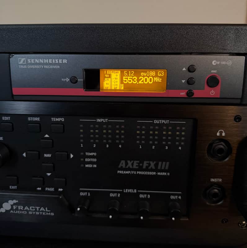 Sennheiser Ew 100 G3 with TWO body packs image 1