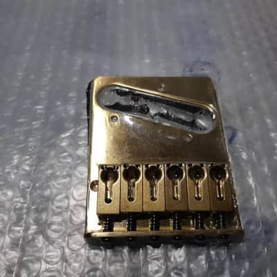 70's SOLID BRASS BRIDGE for TELECASTER - MORE SUSTAIN image 2