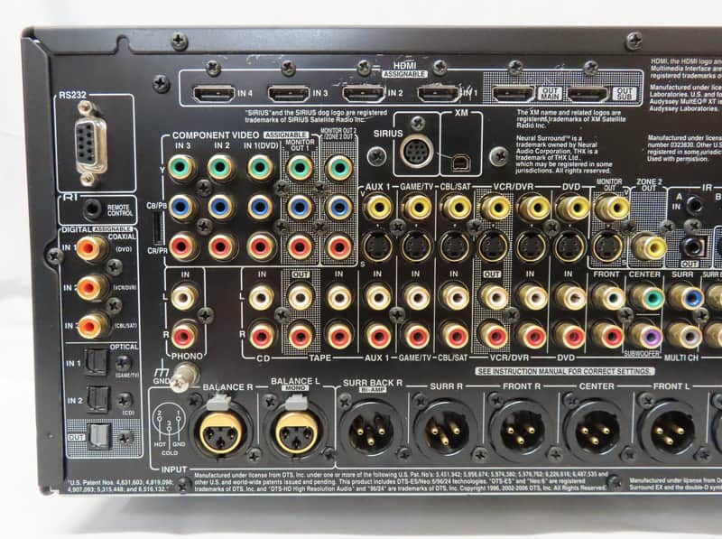 Onkyo Integra DTC-9.8 7.1 Channel A/V Controller Preamplifier