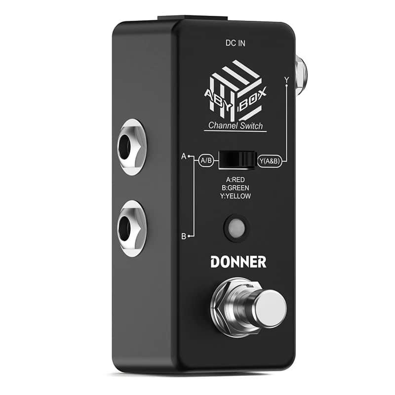 New Donner ABY Box Guitar Effect Pedal True Bypass Line Selector AB Switch image 1