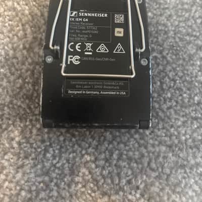 Sennheiser EK IEM G4 Stereo Receiver – Band G (566–608 MHz image 2