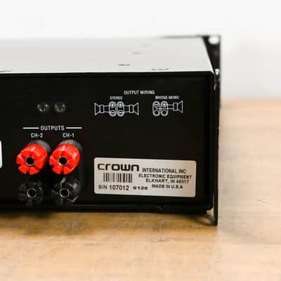 Crown K2 2-Channel Power Amplifier CG0145C image 5