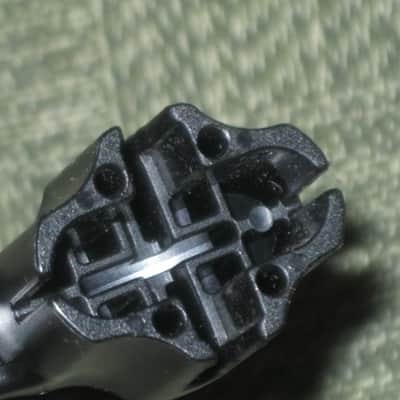 new (no package) very near A+ D'Addario Planet Waves PRO-WINDER Black String Winder & Cutter & Bridge Pin Puller DP0002 for guitar, mandolin, ukulele & banjos (black hard plastic with hardened steel wire cutters) just has few minor natural imperfections image 13