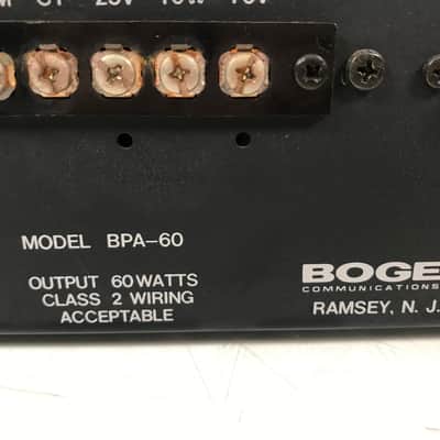 Bogen BPA-60 Power Amplifier image 4