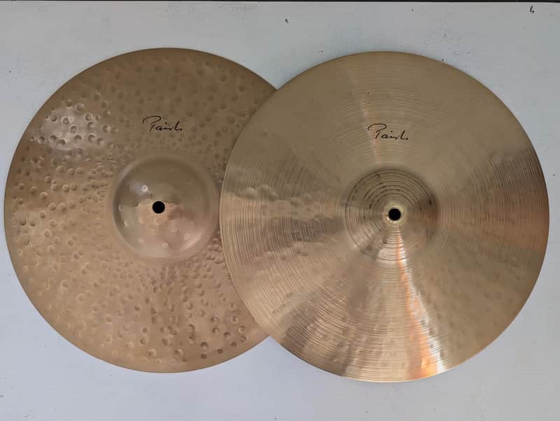 Paiste 14" Signature Traditionals Medium Light Hi-Hat Cymbals image 1