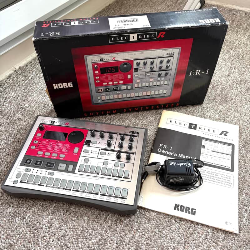 Korg Electribe-R ER-1 Rhythm Synthesizer 2000s - Silver image 1