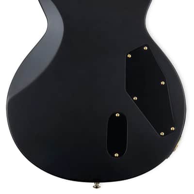 ESP LTD EC-1000 Electric Guitar. Left Handed Vintage Black image 3