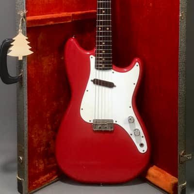 1961 Vintage Pre-CBS Fender USA Musicmaster Dakota Red Nitro True Relic 22.5” Short Scale 3/4 Guitar HSC 6.1 Lb image 1
