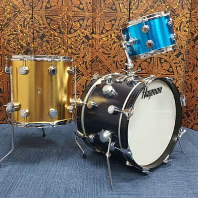 Hayman Vibrasonic 1970s Jelly-Bean Bop Shell Pack – 18″, 14″ & 12″ image 11