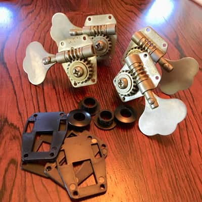 Rickenbacker 4001 bass tuners c 1970 Nickel original vintage usa gibson eb image 1