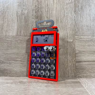Ultra Minimal Case & LCD Protector for Teenage Engineering Pocket Operators - color RED - by KZcraftworks USA image 1