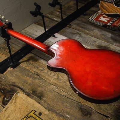 Hofner Model 162 Colorama 1960s - Red Burst image 12