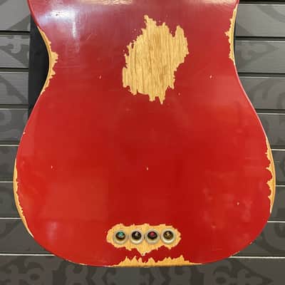 FENDER CUSTOM SHOP LIMITED EDITION '53 PRECISION BASS - HEAVY RELIC, AGED CIMARRON RED 2023 - AGED CIMARRON RED image 6