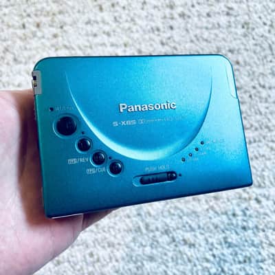 PANASONIC SX3 Walkman Cassette Player, EX Rare Blue ! Display or Repair ! image 2