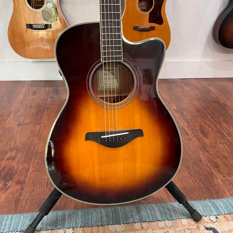 Yamaha FSC-TA TransAcoustic Concert 2020s - Brown Sunburst image 1