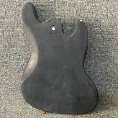 Black Left Hand 4 String Jazz Bass Style Basswood Body image 6