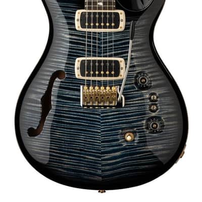 PRS 40th Anniversary Custom 24-08 Semi-Hollow Limited Edition 2025 - Faded Whale Blue Smokeburst Signed image 2