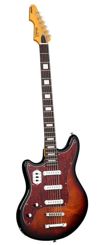 Schecter Vintage Hellcat VI Lefty  3 Tone Sunburst image 1