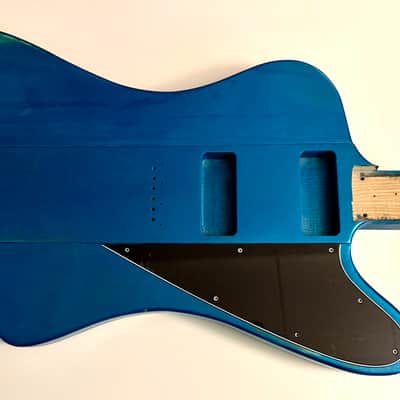 Tauro Woodworks Firebird/Telecaster - Metallic Green woodgrain image 1