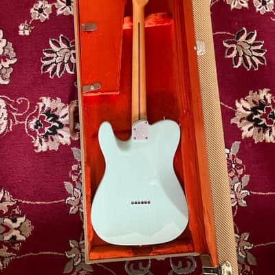 Fender American Ultra Luxe Telecaster 2021 - 2024 - Surf Green image 5