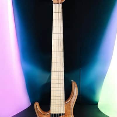 MTD Kingston Kingston Z6 lefty Natural Gloss Gloss, Maple Fretboard image 3