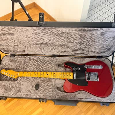 Fender American Ultra II Telecaster with Maple Fretboard 2024 - Present Sinister Red image 1