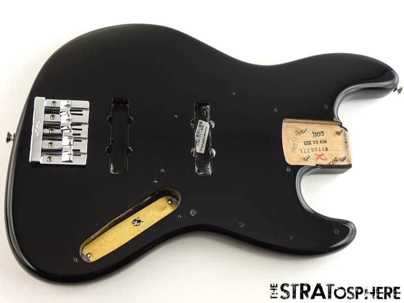 Fender USA Geddy Lee Jazz Bass BODY & HARDWARE Badass Bass Black image 1