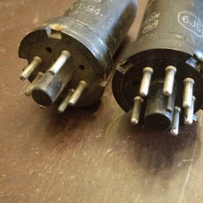 Ken-Rad etc. Matched Pair (2) 6J5 Triode tNOS AT1000 TESTED Vacuum Tubes (1/2 6SN7) Audio 1937-1944 image 5