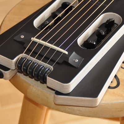 TRAVELER GUITAR EDA Ultra Light Edge Acoustic Black / Made In USA / Acoustic-Electric Travel Guitar image 4
