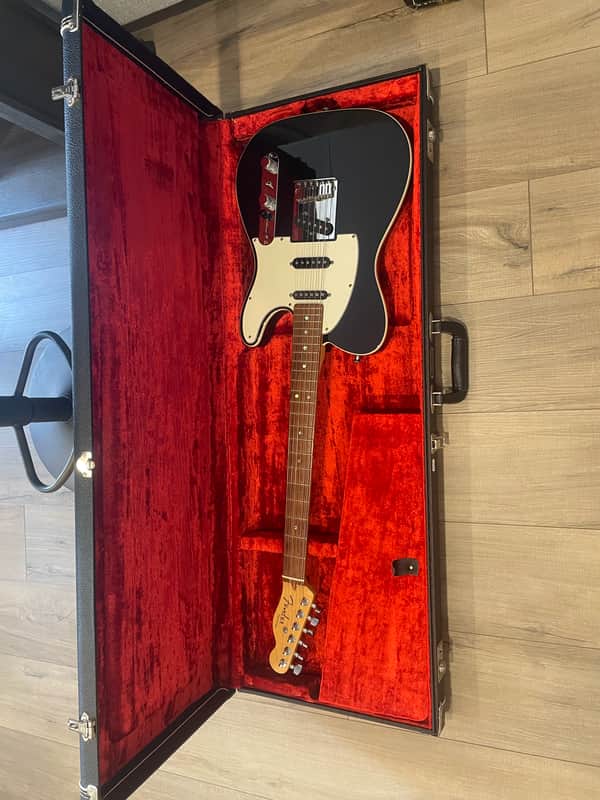 Fender American Deluxe Telecaster (3-Pickup) with Rosewood Fretboard 1998 - 1999 - Black image 1