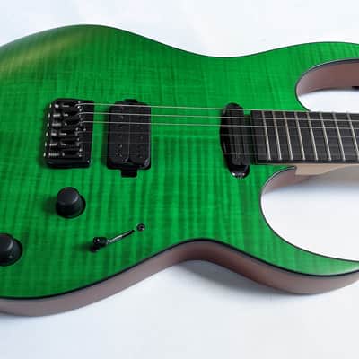 Solar Guitars SB1.6HFG - Flame Green matte image 12
