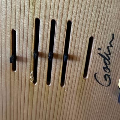 Godin A12 SG Solid Cedar Cutaway 12-String with Electronics 2010s - Natural Semi-Gloss image 3