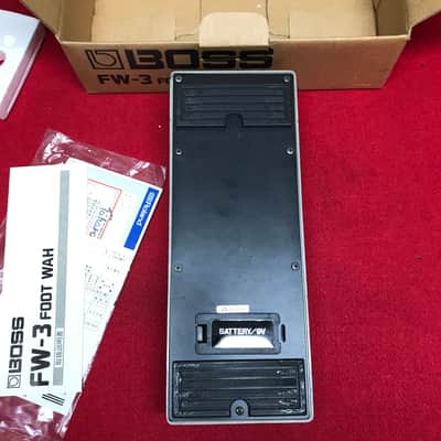Boss FW-3 Foot Wah in the original box with manual, warranty card etc.  Sounds great! image 22