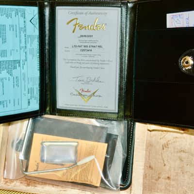 Fender Custom Shop LTD Fat '50s Stratocaster Relic 2022 - Wide Fade 2-Tone Chocolate Sunburst image 5
