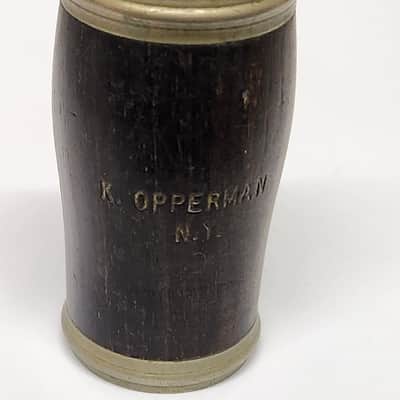 Rare Kalmen K Opperman NY 64mm Clarinet Barrel image 2
