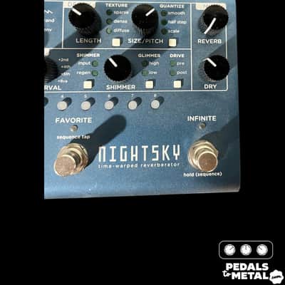 Strymon NightSky Time-Warped Reverberator - Present - Blue - X15429 image 3