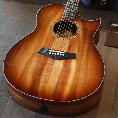 MINTY! 2019 Taylor Custom Grand Orchestra Grade-A Koa Acoustic/ Electric Guitar Shaded Edge Burst + OHSC (5906) image 2