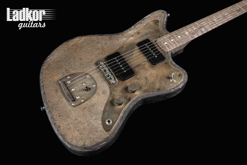 2010 James Trussart SteelMaster Antique Silver Paisley Richard Fortus Guns N' Roses Owned image 1