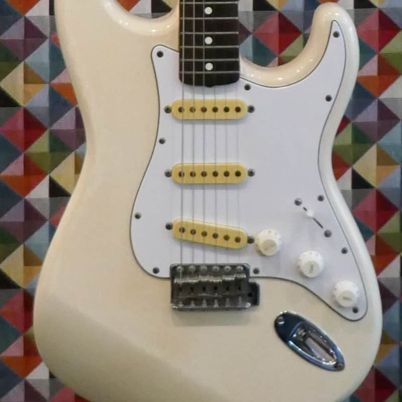 1984-87 Squier Stratocaster White