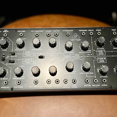 Behringer Kobol Expander Desktop Semi-Modular Synthesizer 2024 - Present - Black with Wood Sides image 1