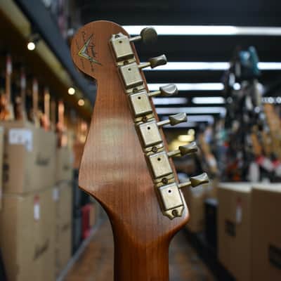 Fender Custom Shop Limited Edition 1959 Stratocaster Heavy Relic Wide Fade 3-Color Sunburst w/Hard Case image 8