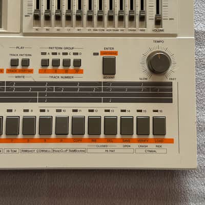 Roland TR-707 Rhythm Composer Drum Machine w/ PSU Tested Working image 5