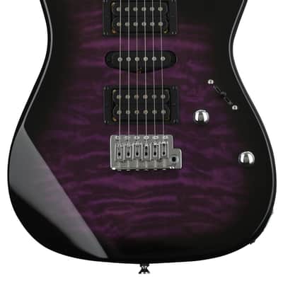 Ibanez Gio GRX70QA Electric Guitar - Transparent Violet Sunburst image 1