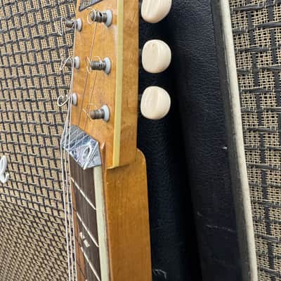 Teisco Lap Steel 50s-60s With Case Natural image 6