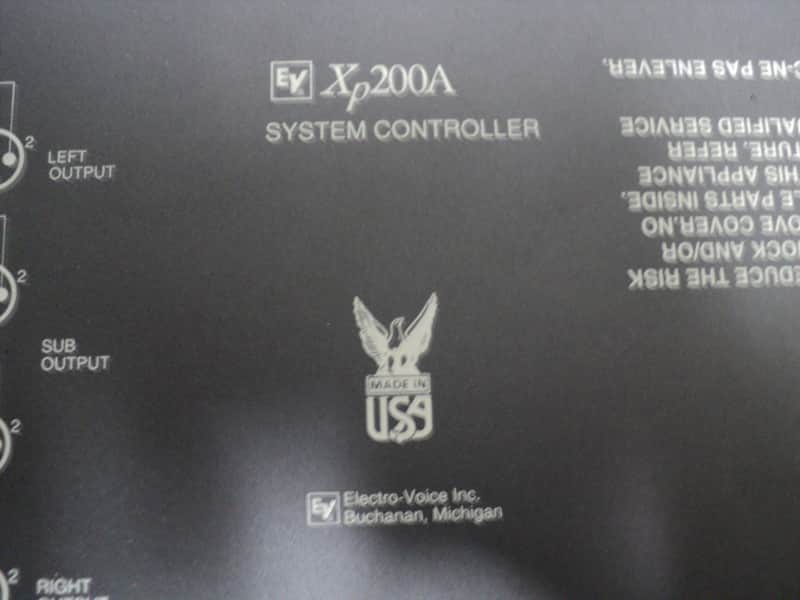 EV Electro Voice XP200A System Controller | Reverb