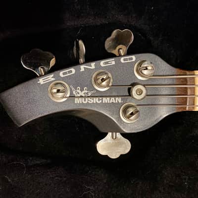 Left Handed Ernie Ball Musicman Bongo 4 Metal Gray image 6