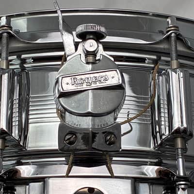 Vintage Rogers 7 Line Dyna-Sonic 5x14 COB Snare Drum #4129 (all orig) image 6
