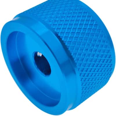 5 Pack Aluminum Rotary Electronic Control Potentiometer Knob,for 0.23'' Diameter Shaft, 0.98'' Dia, 0.61'' H, Guitar Knob, Audio knob, Volume Control Knob (Blue) image 7